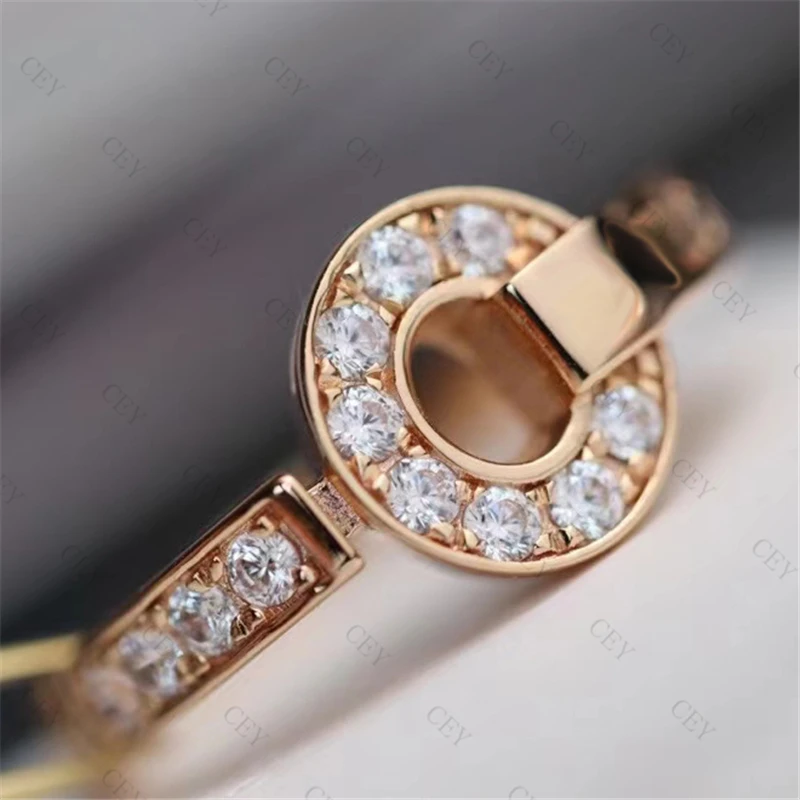 

S925 sterling silver famous luxury ring Roman unilateral brick ring ancient coin shape crystal zircon Valentine's day gift