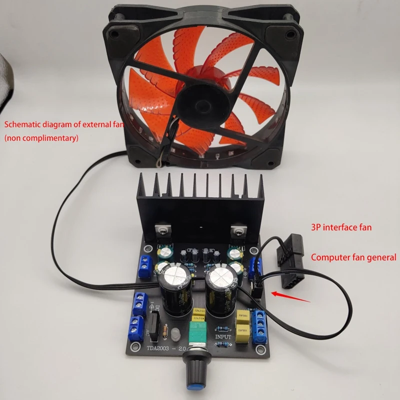 

TDA2003 Power Amplifier Board with Switch 2X10W 2.0 Channel Stereo Audio Power Amplifier