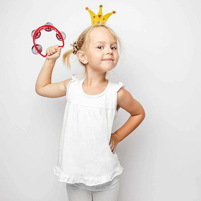 8 шт. пластиковые перкуссионные табурины с 4 колокольчиками | Дом и сад