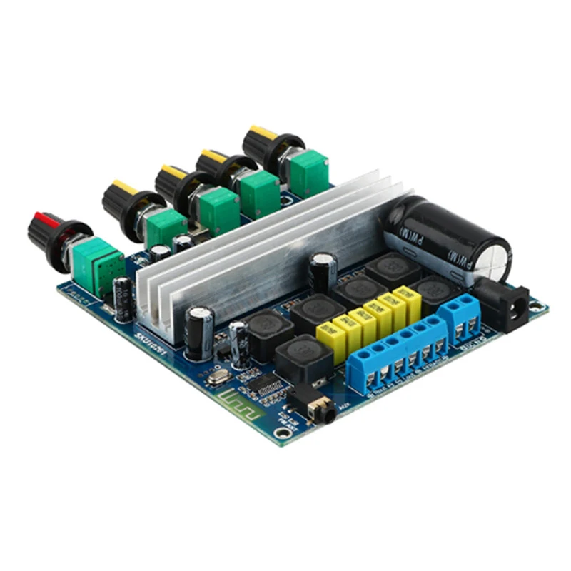 

Плата цифрового усилителя мощности TPA3116, Bluetooth 5,0, 50 Вт x2 + 100 Вт, высокая мощность, 2,1 каналов, Плата усилителя мощности сабвуфера