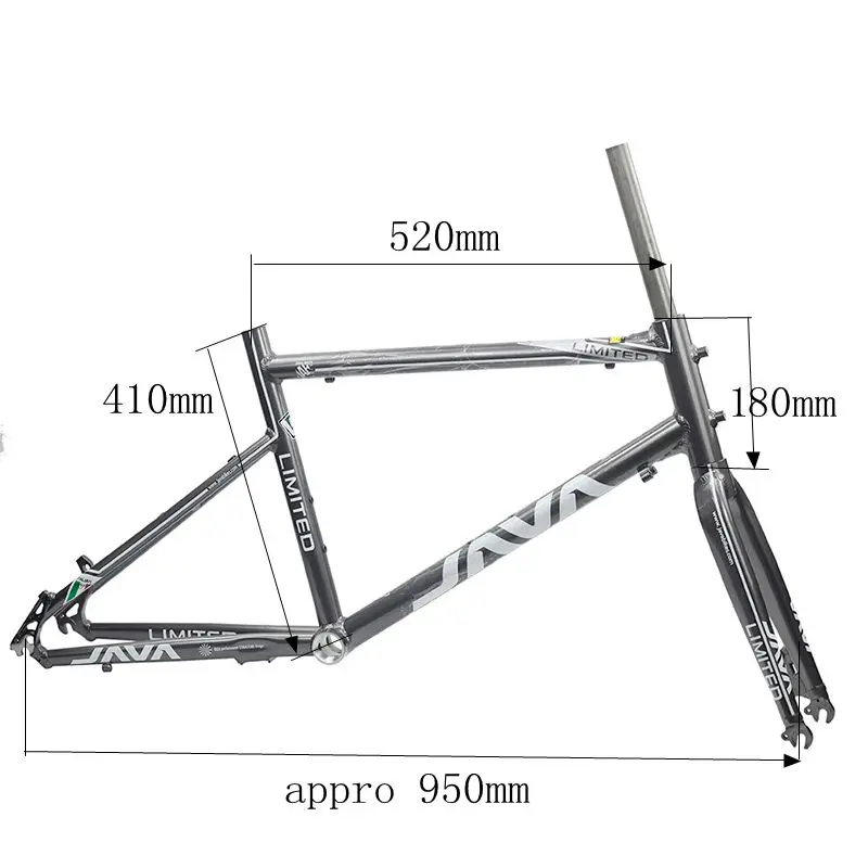 JAVA CL ограниченная алюминиевая рама Minivelo вилка 20 &quot1 1/8" 451 406 дюймов дисковый