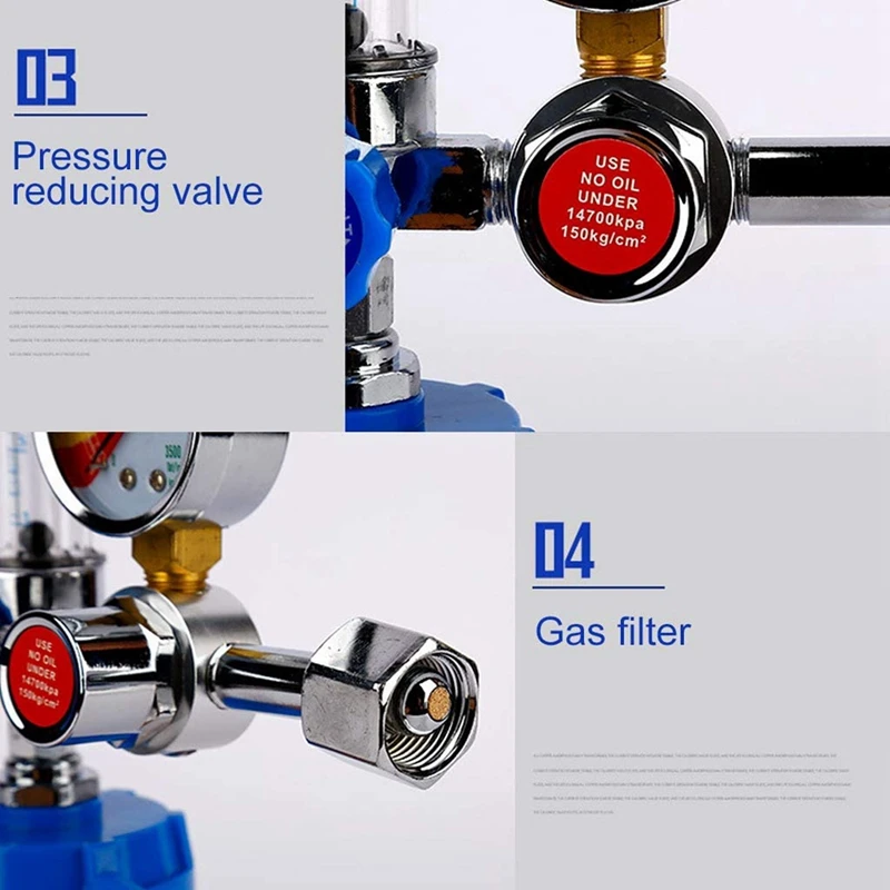 2 шт. регулятор давления кислорода G5/8 дюймов | Безопасность и защита