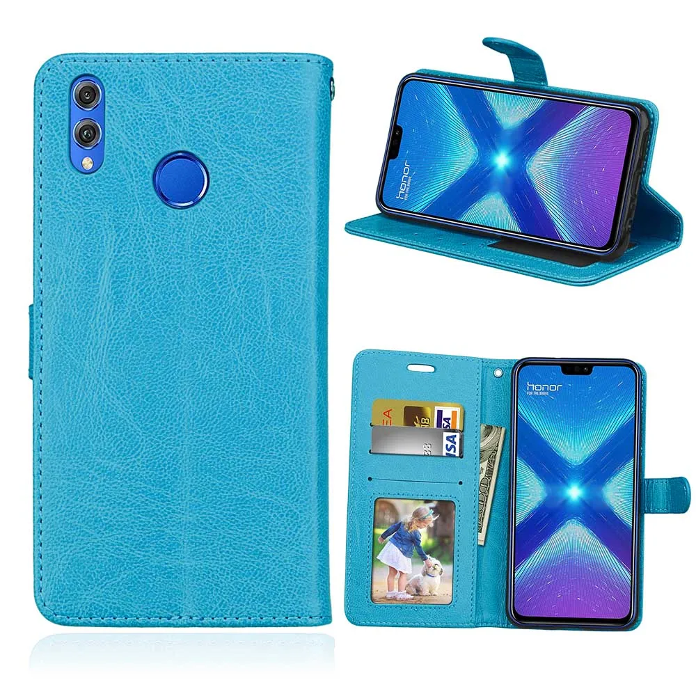 

Case Back Cover Casing Leather Wallet Flip Phone Cases for Huawei Honor 6X GR5 2017 6A 9 Premium 6C Pro V9 Play 7X JMM-AL00 AL10