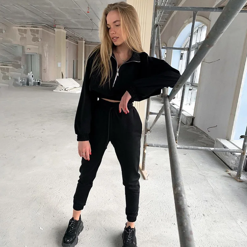 Хит продаж Красный Модный комплект из двух предметов для спорта и отдыха свитер