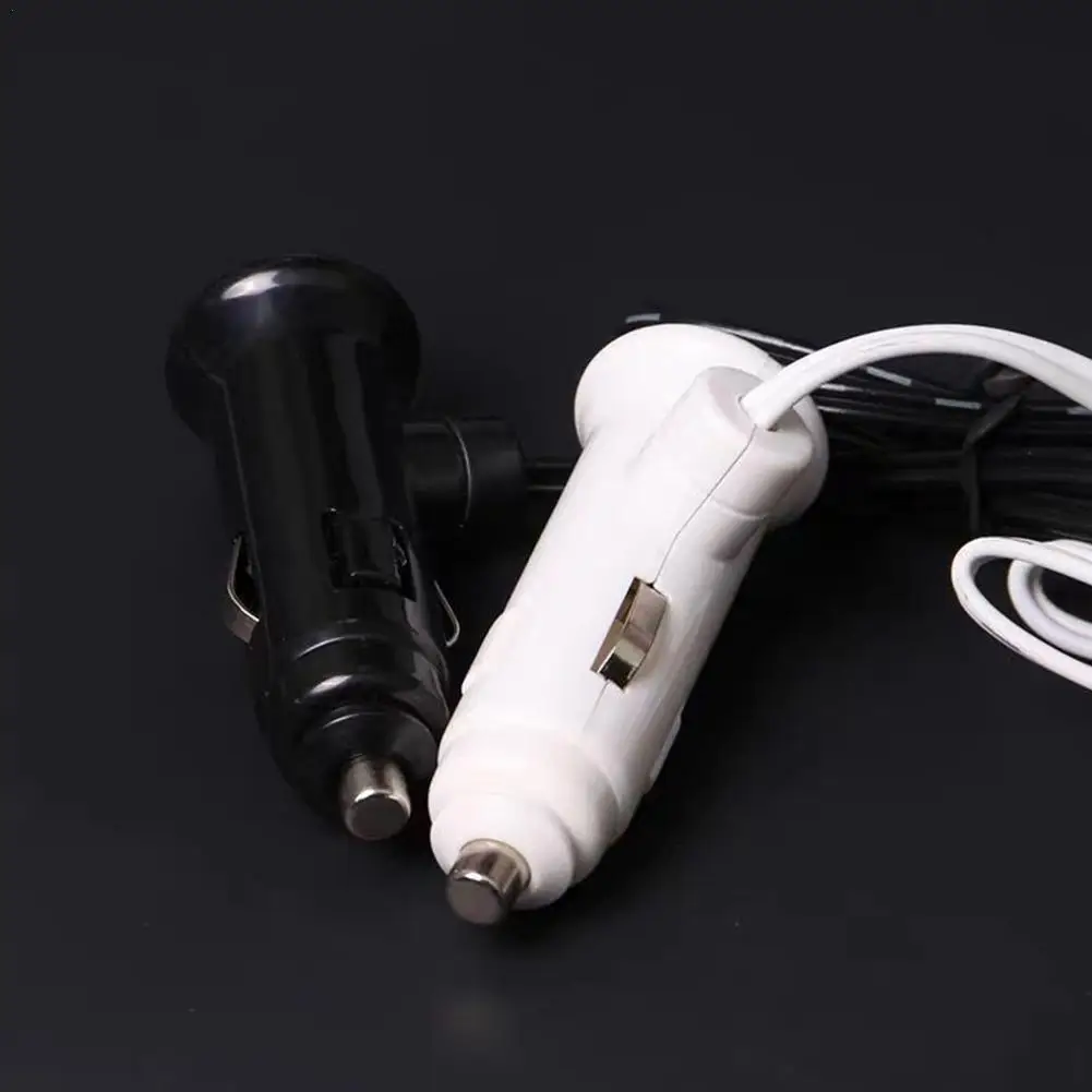 

1Pc Three-Way 12V/24V Car Cigarette Lighter Socket Port Splitter Black Charger W/ Usb Adapter I5G5
