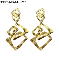 totasally women earrings noval design irregular triangle geo statement earrings lady jewelry gifts dropship accessories