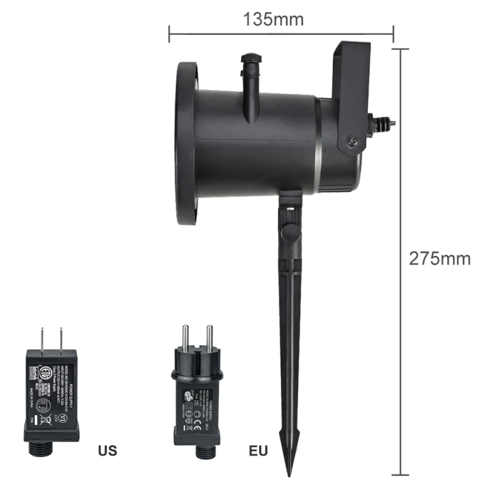 Светодиодные сценические огни 12 слайдов Рождественское украшение Проектор