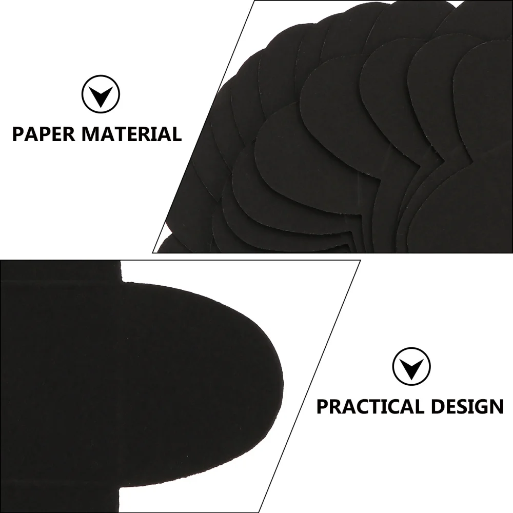 100 шт. крафт Бумага картон держатель лоток шоколад отсека| |