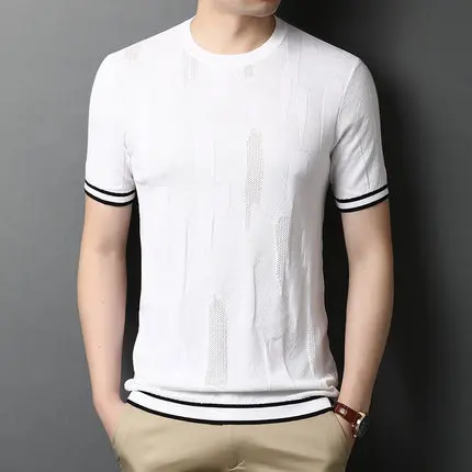 

New summer short-sleeved t-shirt men's trendy men's clothing on the wild 2989