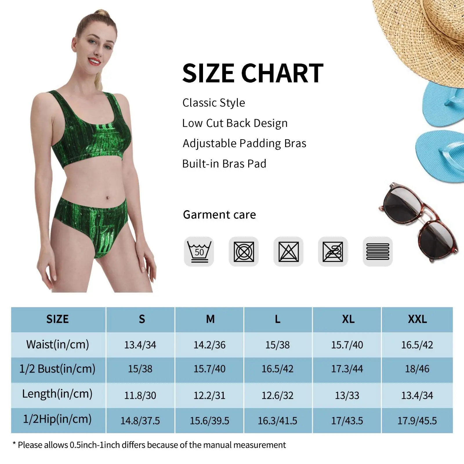 

Matrix Swimsuit one piece Bikini Padded Matrix