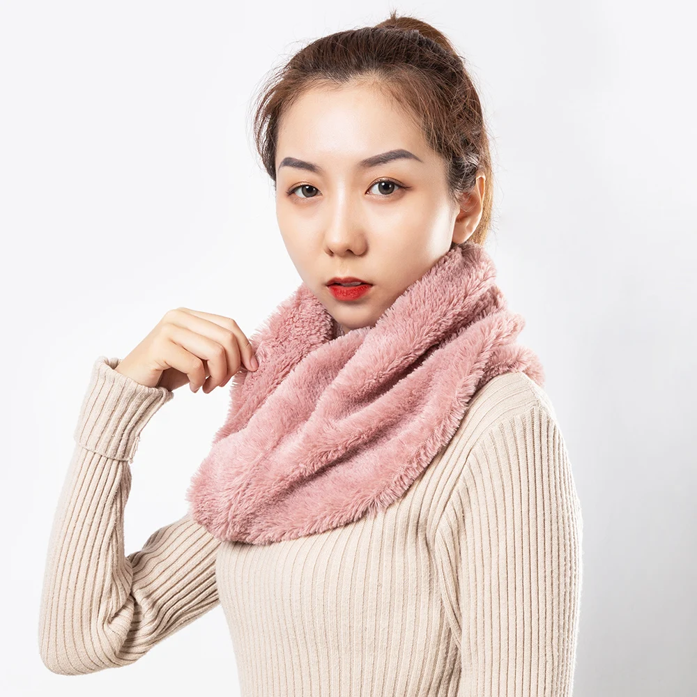 GROUP JUMP New Women Winter Scarf Soft Warm Ring Scarves Female Fashion Neckerchief for Ladies Bufanda |