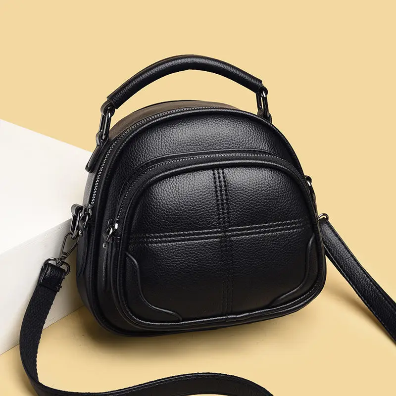 Повседневные однотонные сумки через плечо из искусственной кожи для женщин