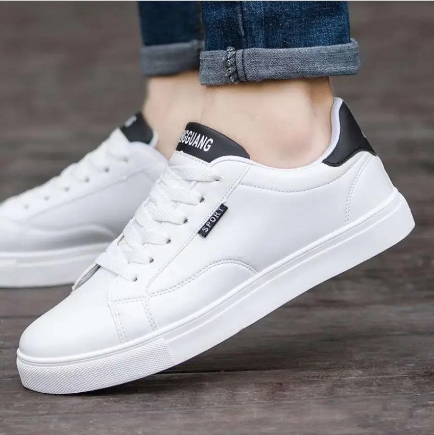 

Mannen Platte Schoenen Man Ademend Licht Casual Schoenen Mannelijke Tenis Masculino Sneakers Wit Zakelijke Reizen Sport Schoenen