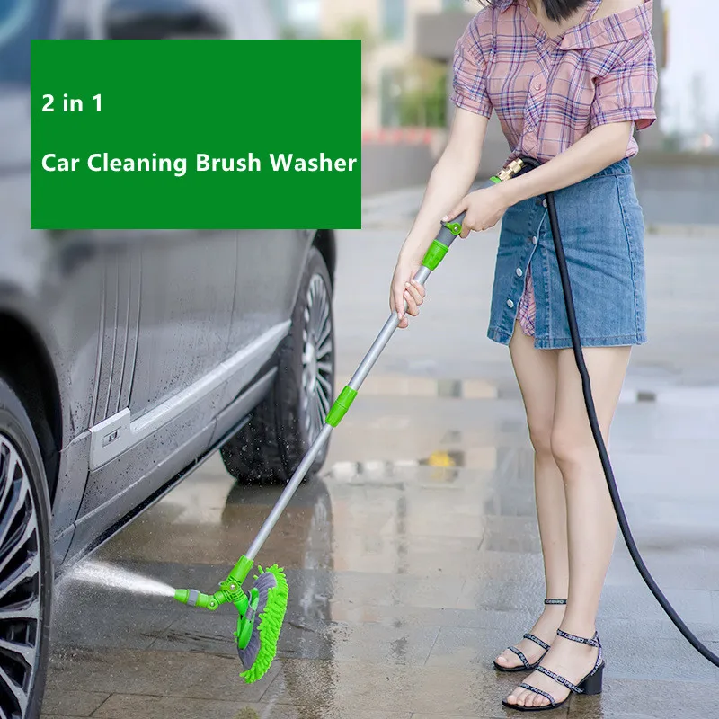 

2 в 1, щётка для чистки автомобиля, из микрофибры