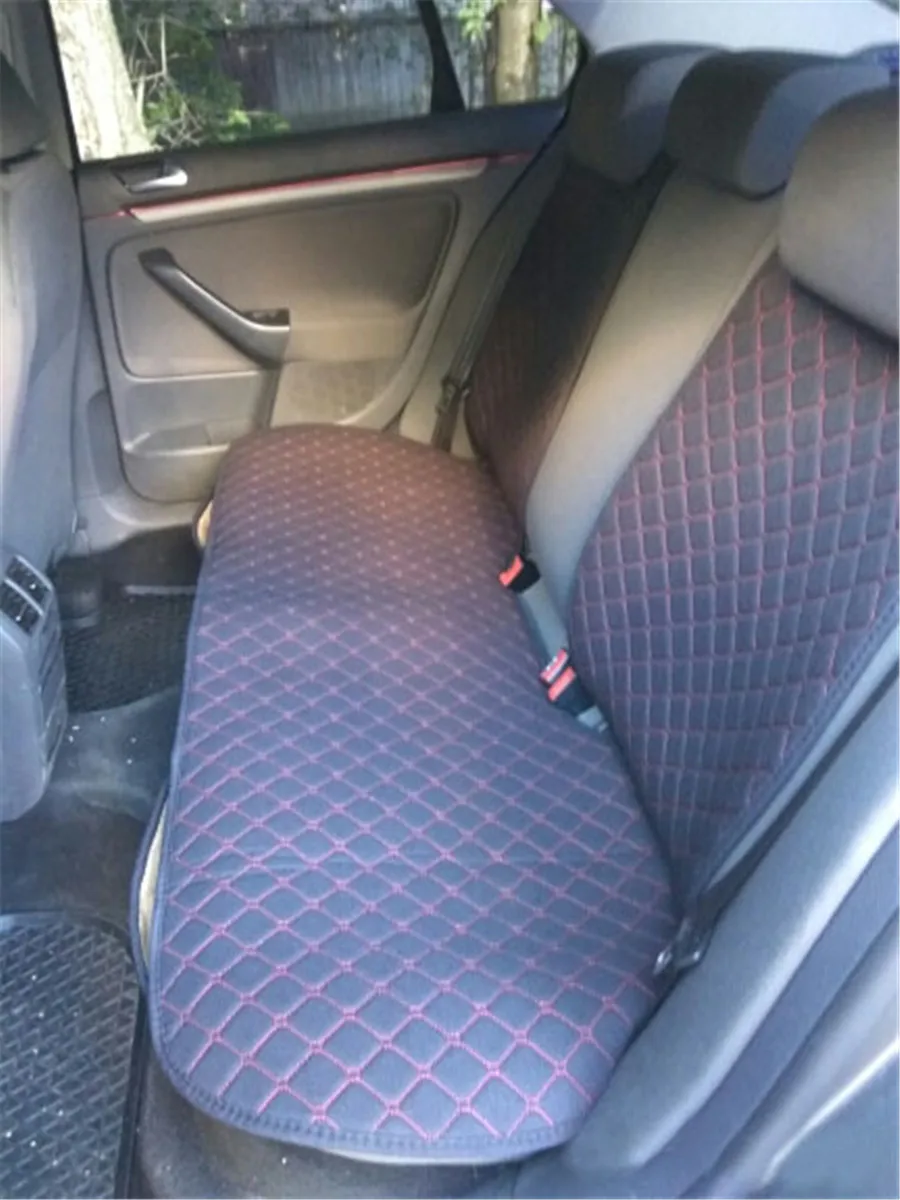 安い リアの車の座席カバー後部座席クッションパッドマットと背もたれオート自動車内装プロテクター
