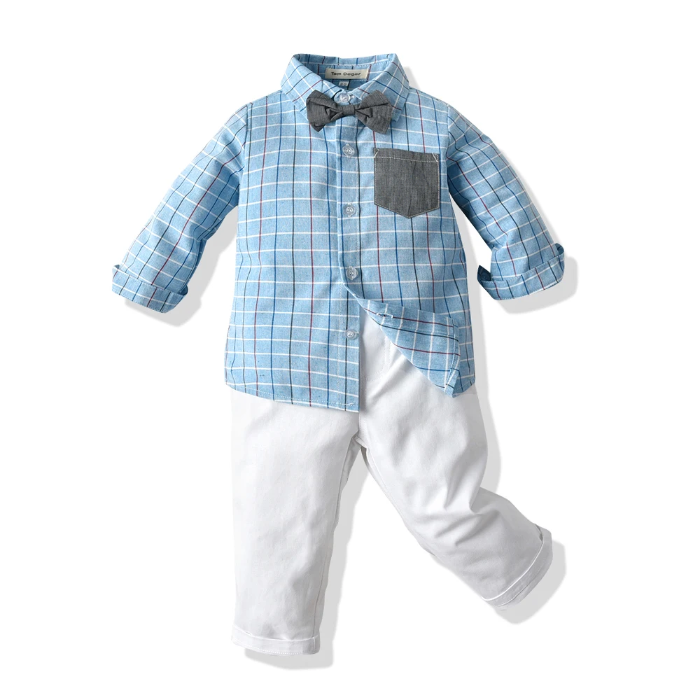 2019 повседневные комплекты одежды для маленьких мальчиков костюм джентльмена