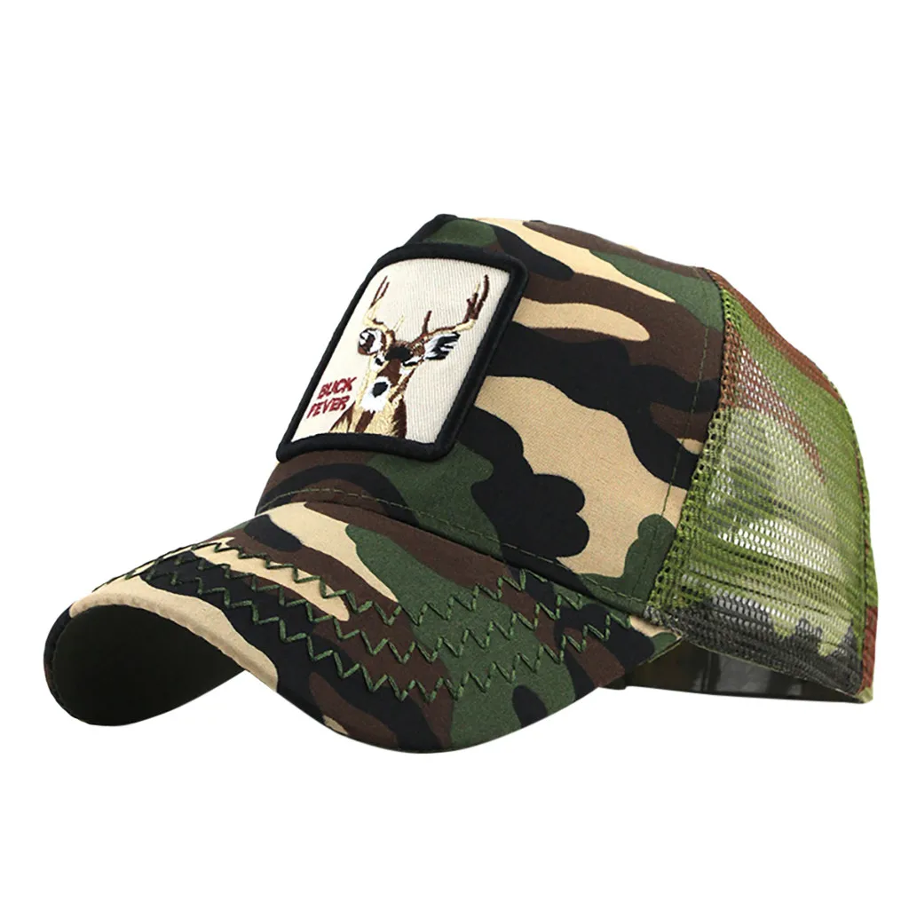 Бейсболка унисекс Повседневная с тигровой сеткой для езды на велосипеде в стиле