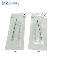 3rs 3rl tattoo needles traditional permanent makeup needle sterilized round 3 for pmu machine use 3r caps microblading supplies