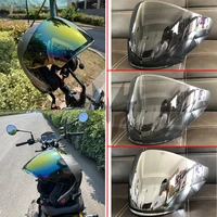 motorcycle half helmet visor anti scratch wind shield helmet lens visor for shoei j cruise i ii j force4 motorcycle accessories