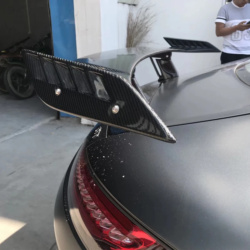 Задний спойлер из углеродного волокна задний для багажника автомобильные
