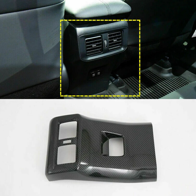 1 шт. автомобильная накладка на вентиляционное отверстие из углеродного волокна