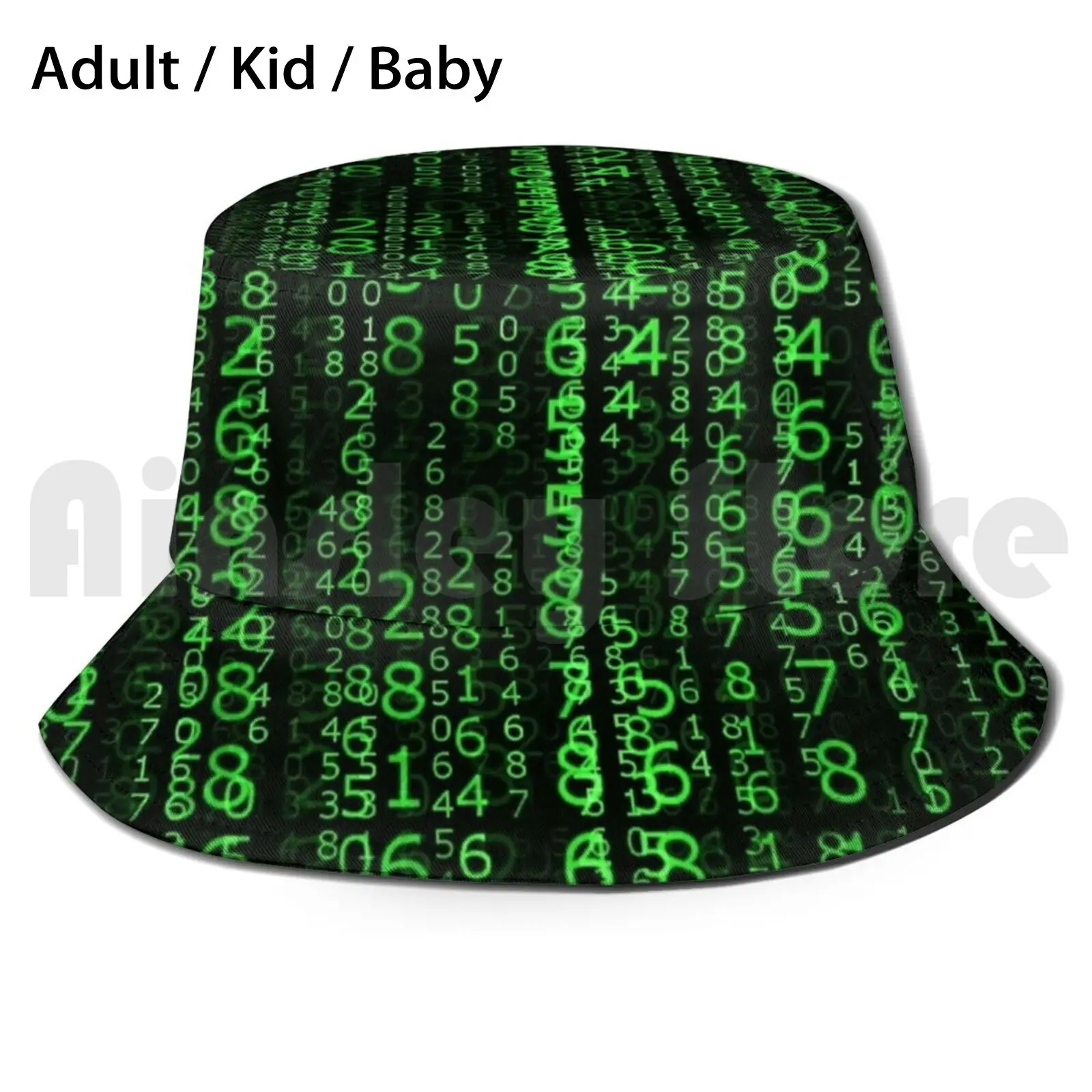 

Солнцезащитная шляпа Matrix, складная УФ-защита, матрица, цифровой фильм