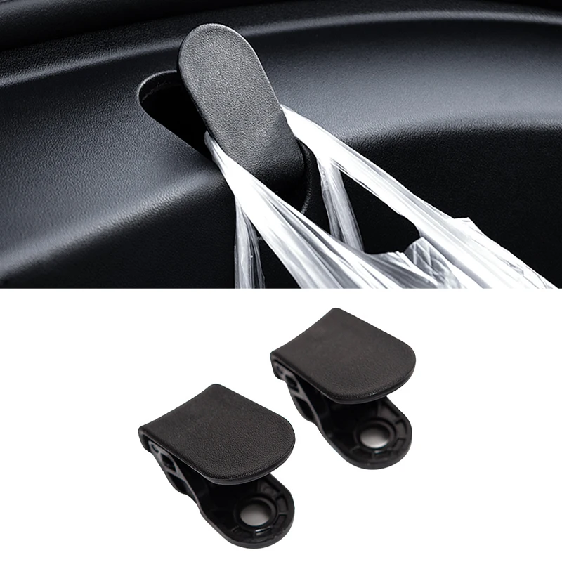 

For Tesla Model 3 2017- 2020 2021 2022 Front Truck Bag Hook Car Storage Clips Grocery Bag Carge Hook Accessories Model Three