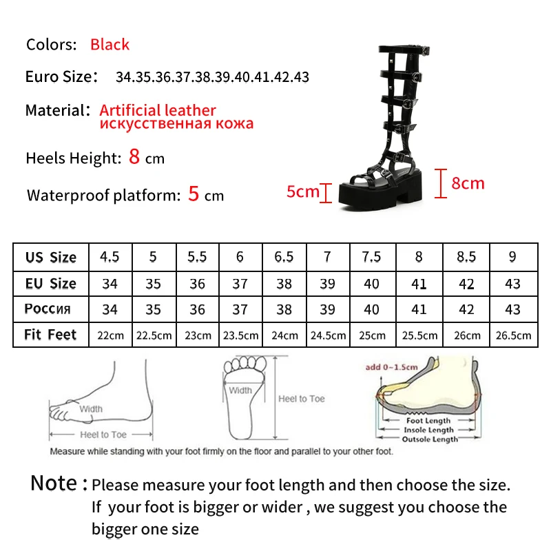 

LEOPARD LAND Fashion Women's Shoes Thick-soled Hollow Thick High-heeled Roman Shoes Rivet Belt Buckle Open Toe Sandals CWF