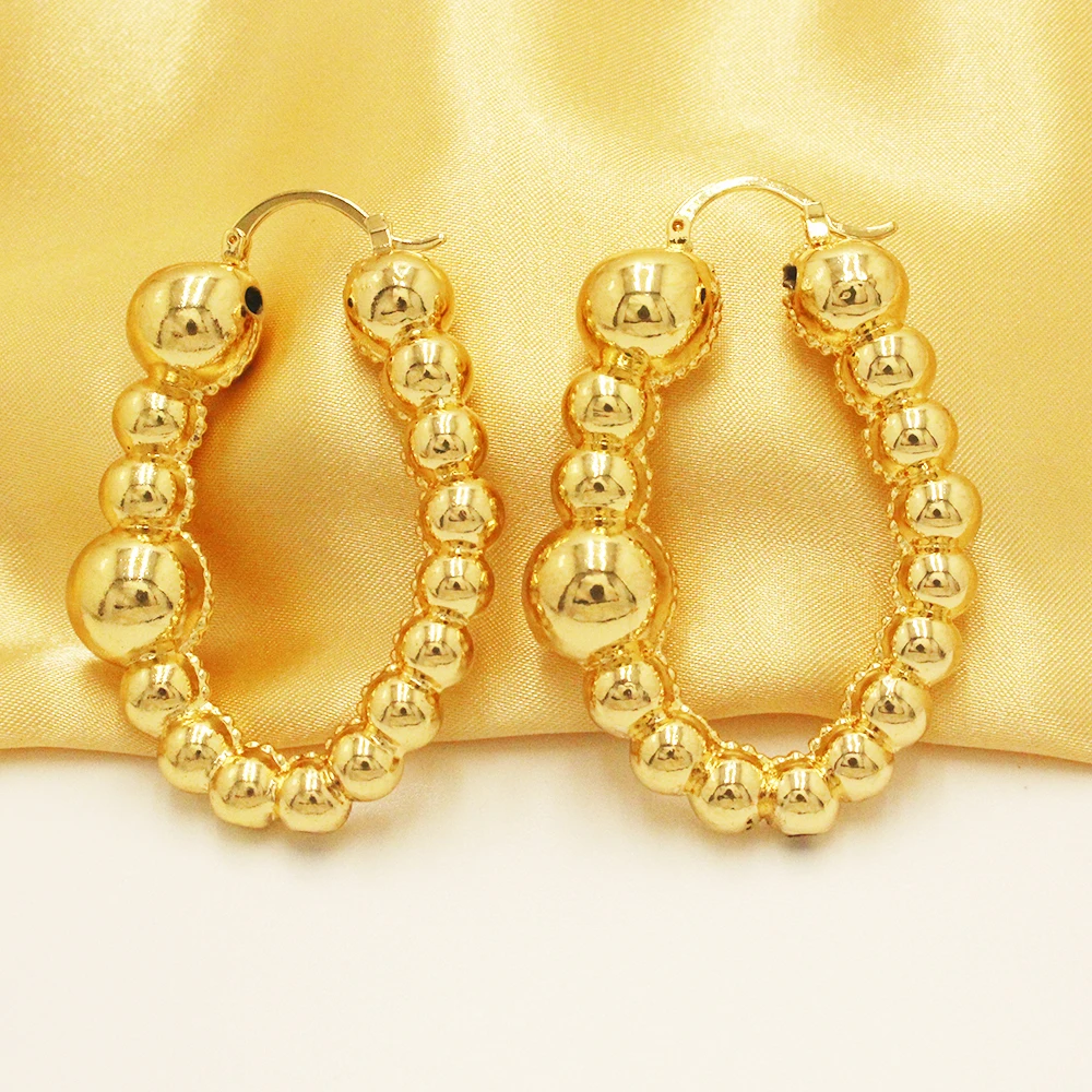 

SUNNICE каплевидные круглые 16 штук форма Новогодний подарок позолоченные медные ювелирные изделия большие серьги-кольца для женщин