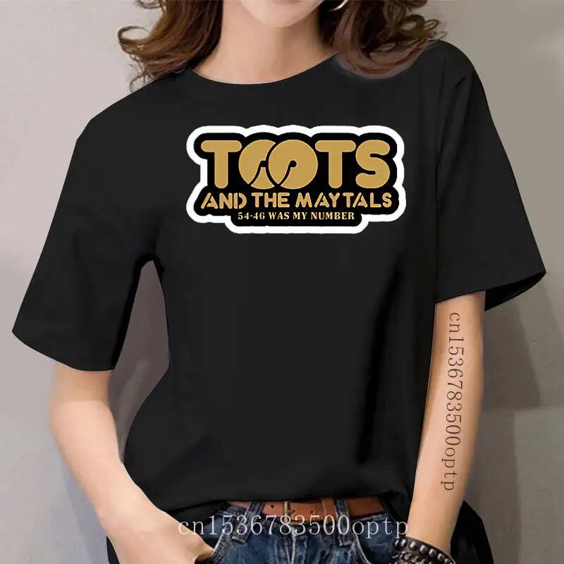 

Toots and The Maytals Reggae Logo women T-Shirt Black White S-2XL