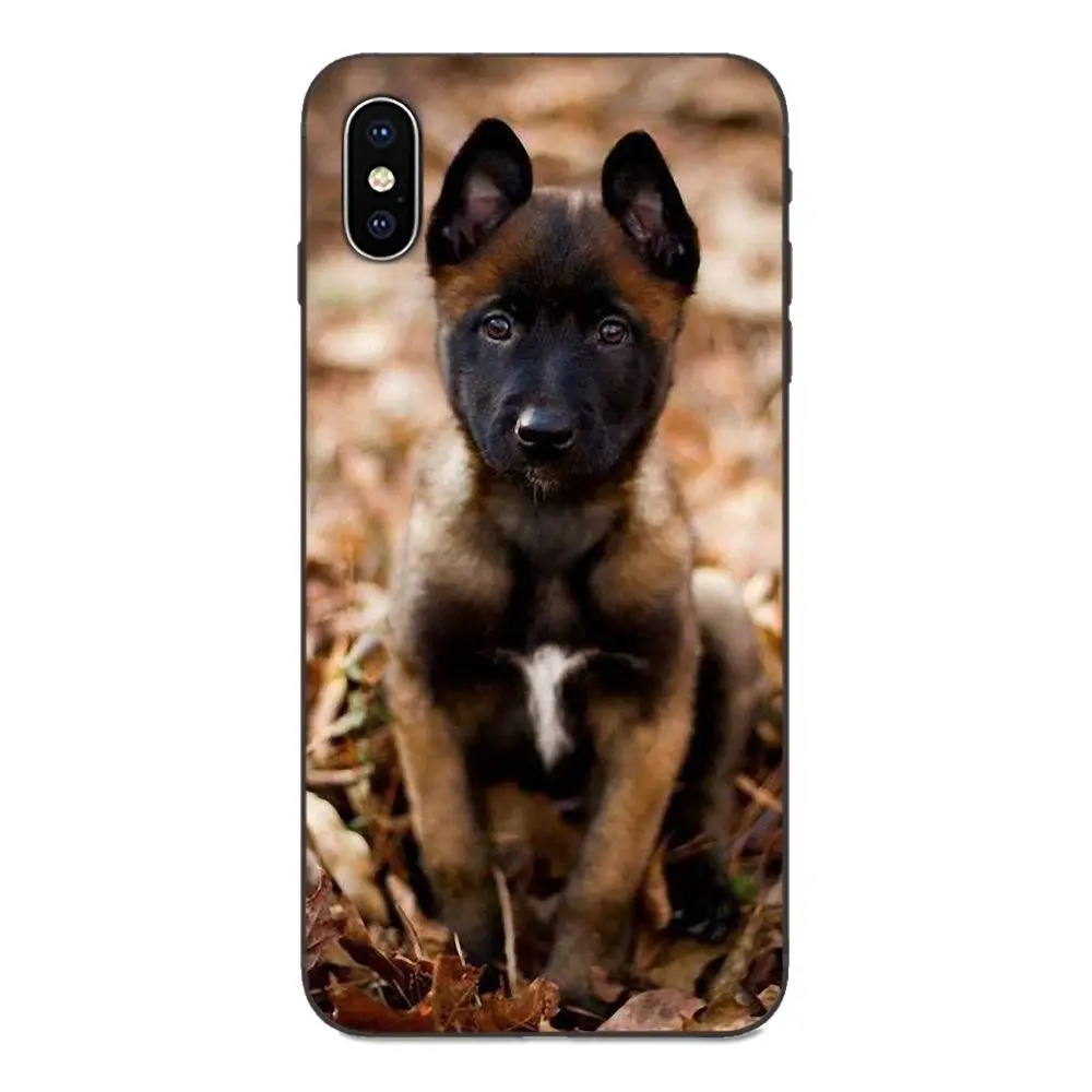 as picture Мягкие чехлы Capa Belgian Tervuren Malinois Dog Art для Apple IPhone X XS Max XR 4 4s 5 5S SE 6 6S 7 8 Plus - Цвет: as picture