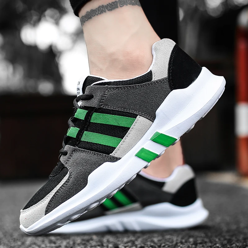 Мужские кроссовки для бега новинка 2018 стильные мужские спортивная обувь дышащая