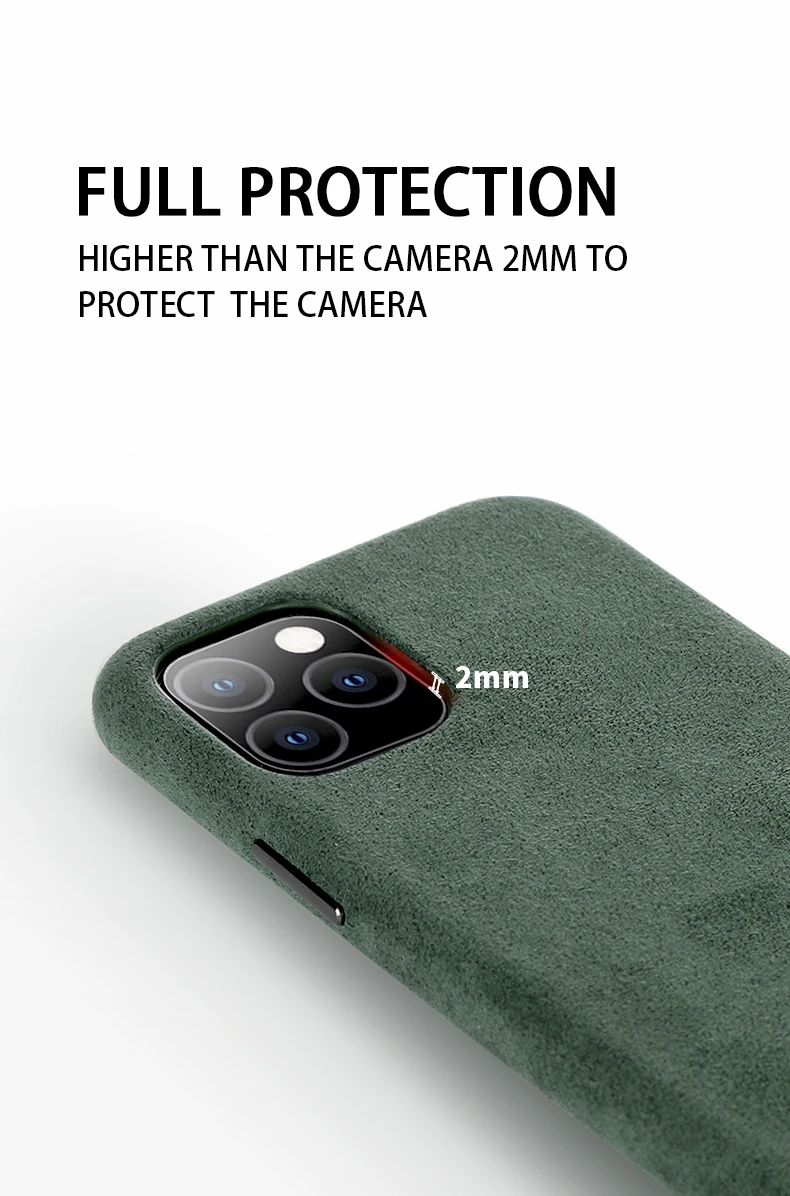 SanCore для iPhone 11 pro Max чехол для телефона ALCANTARA модный кожаный чехол с полной защитой бизнес роскошный чехол для телефона замшевый Чехол для мужчин