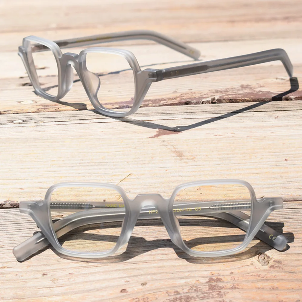 

NEW Japan Vintage Handmade Italy Acetate luxury Eyeglass Frames clear lens Glasses Myopia able Full Rim Top Quality