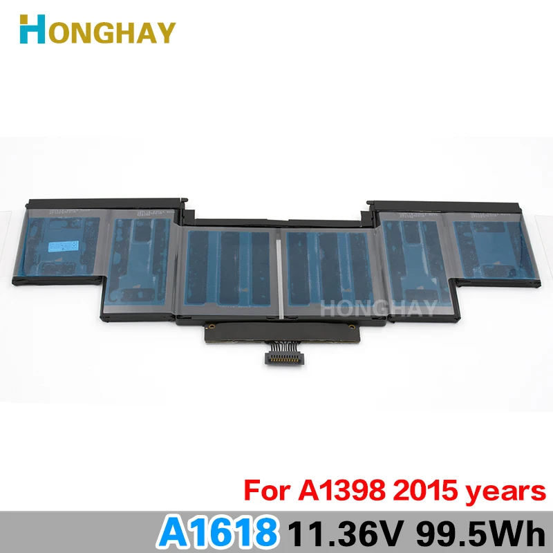 Honghay A1618 Аккумулятор для ноутбука Apple или Macbook Pro 15 &quotA1398 Retina 2015 020 00079 11 36 V 99.5Wh 8755mAh