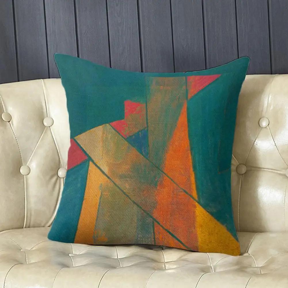 

Colorful Abstract Geometric Art Pillowcase Polyester Cover 45X45CM Geometry Decorative Pillow Cushion Cover M7A8