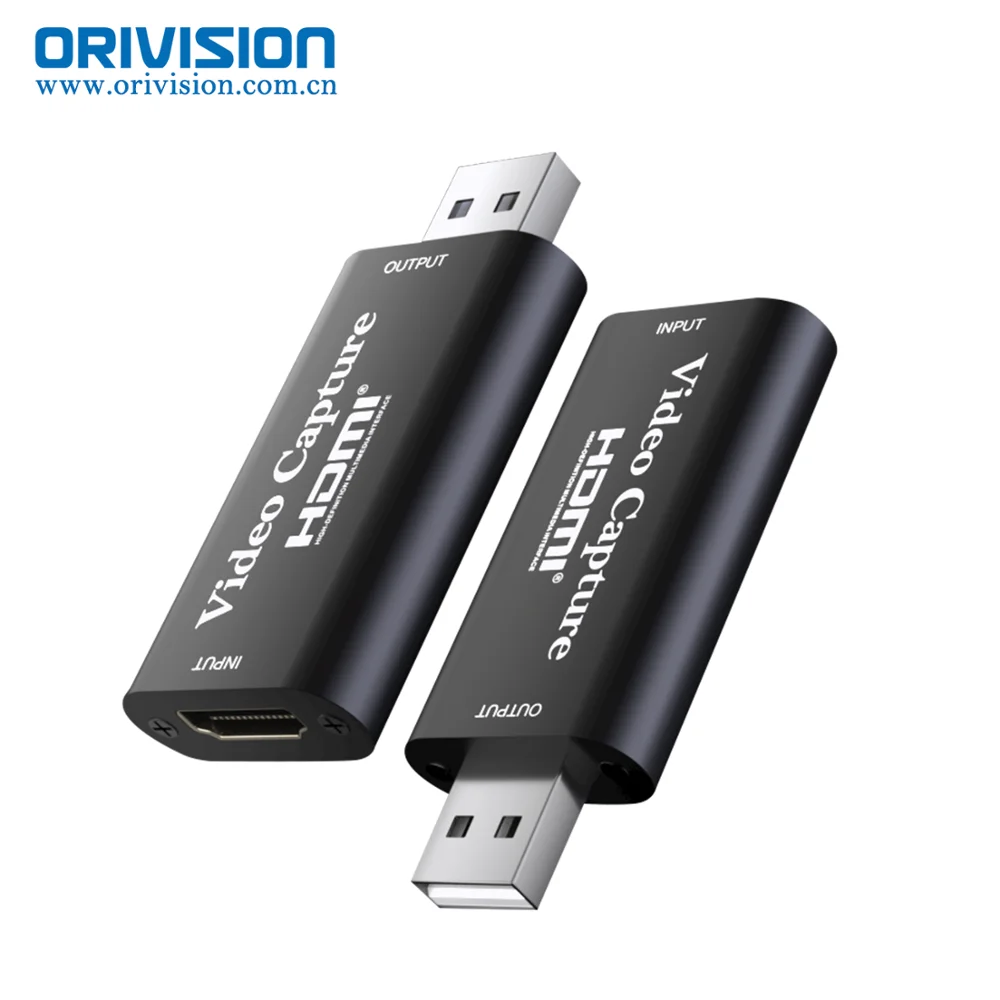 

Карта видеозахвата ORIVISION 1080P с HDMI на USB2.0 с поддержкой VLC OBS Amcap