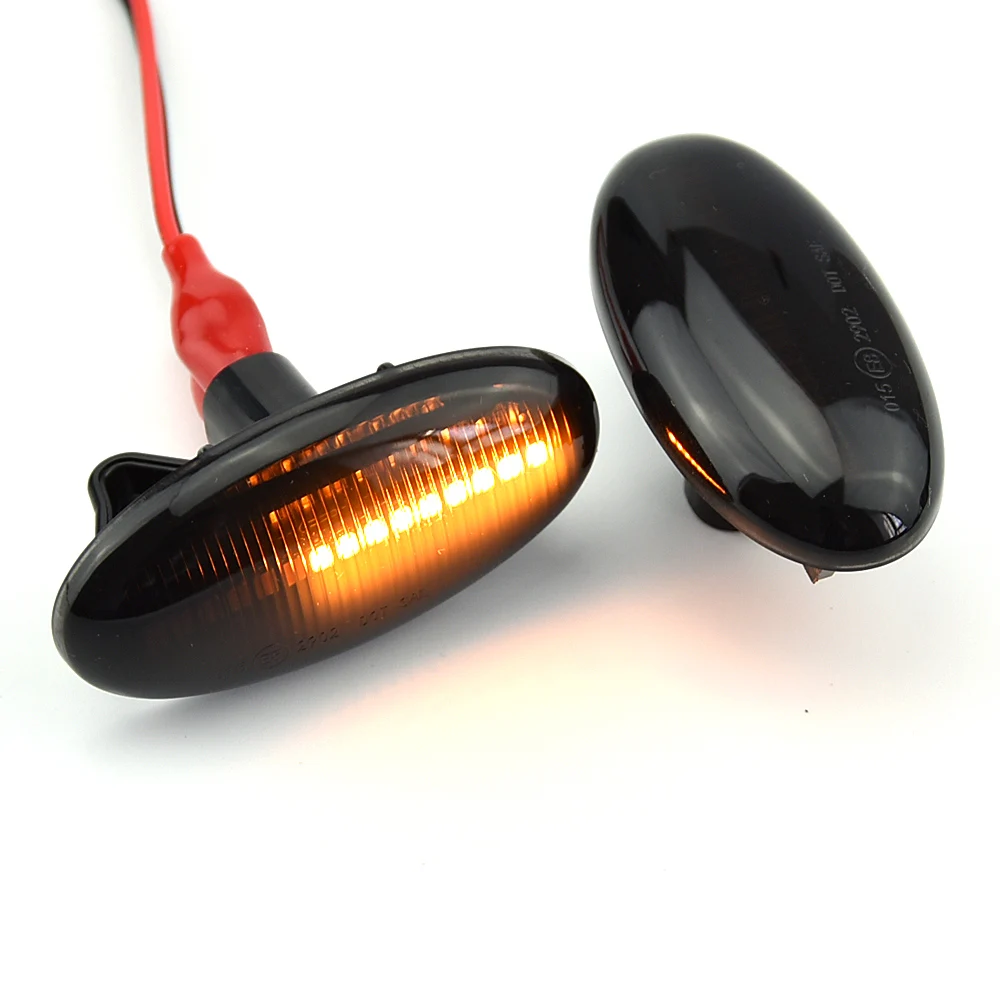 Modern Styling LED Side Indicator Repeater Turn Signal Blinker For Mazda 2 3 5 6 GG GY MPS BT-50 MPV Smoked Clear Dynamic Lights |