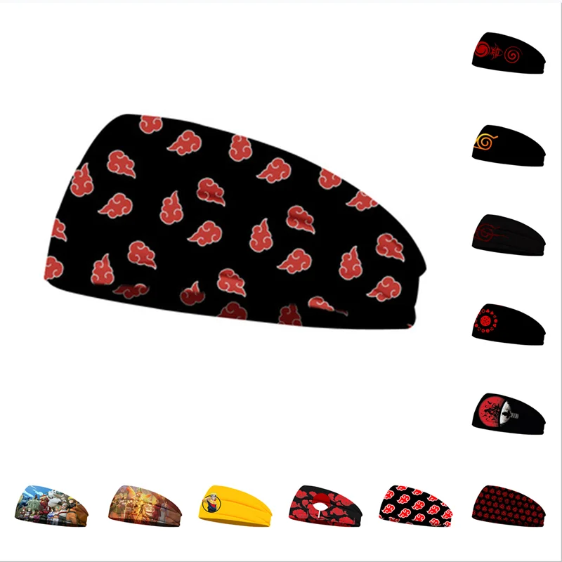 Повязка на голову с рисунком ниндзя в стиле аниме для мужчин и женщин модные