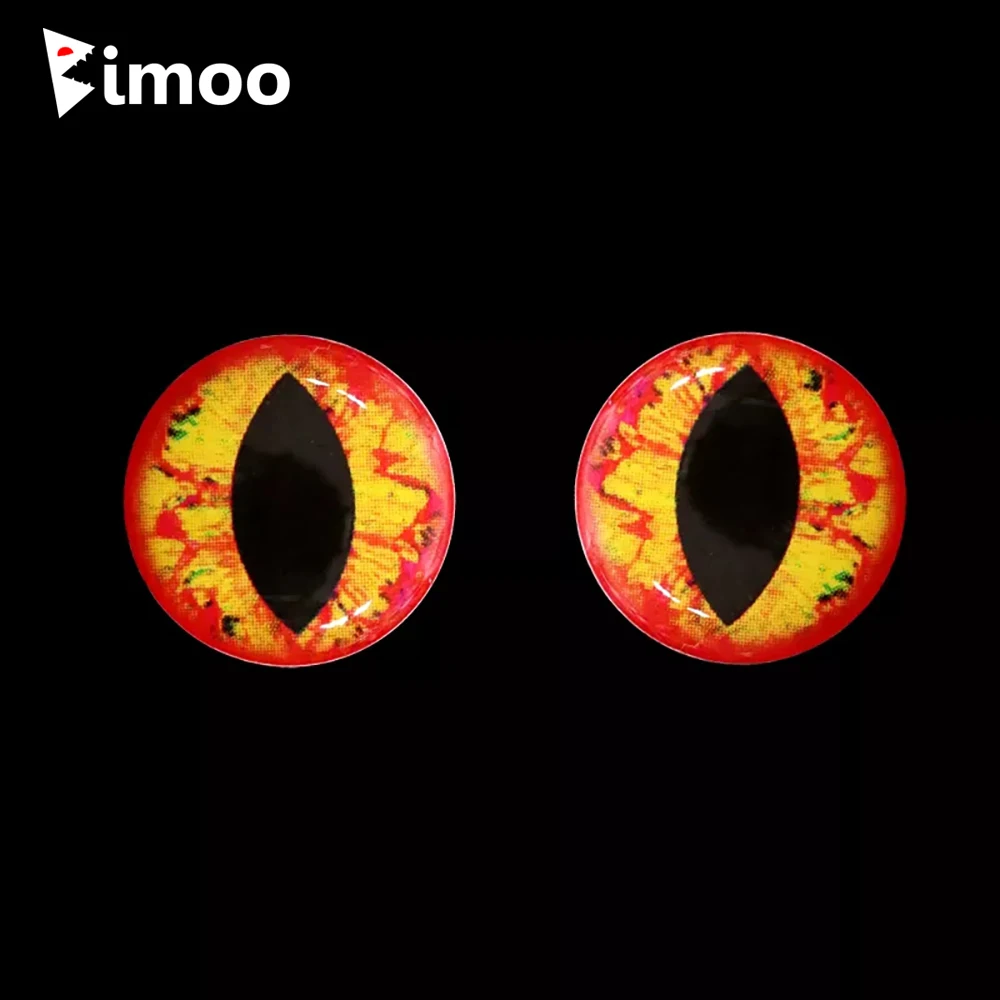 Bimoo 50 шт. 3D 4D голографическая приманка для рыбалки Eyes рыбьи глаза завязывания мух