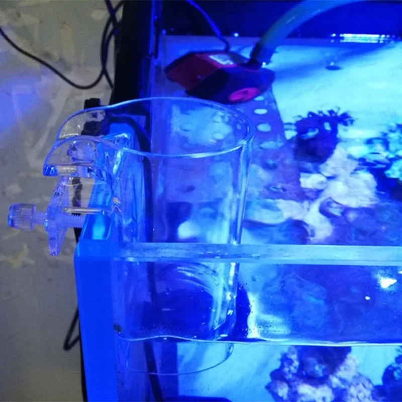 

Aquarium Fish Feeder Transparent Arcylic Floating Food Feeding Ring Betta Fish Tank Shrimp Feeder Feeding Cup for Plant Tank