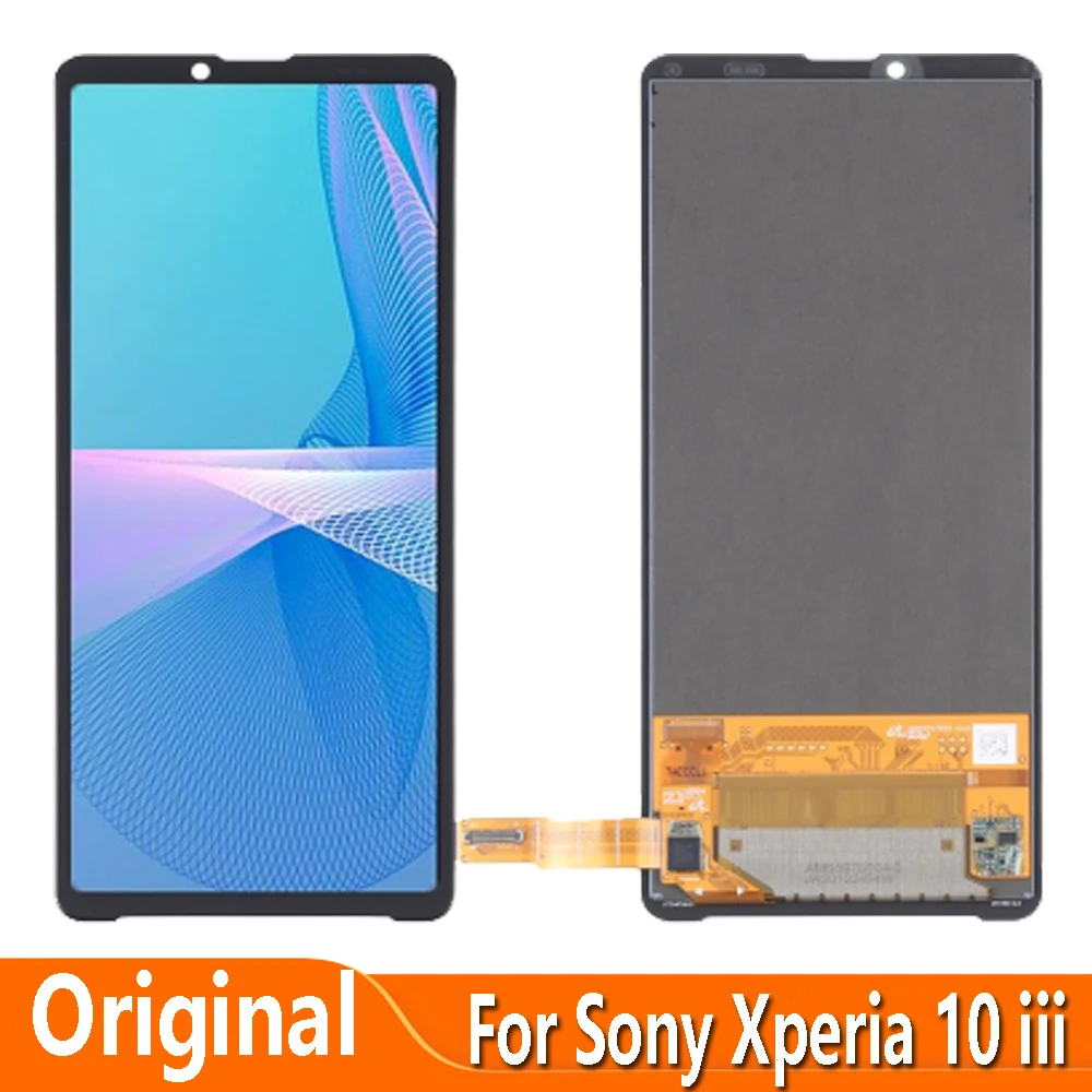 Pantalla LCD Original de 6,0 pulgadas para m&oacute;vil, montaje de digitalizador con pantalla t&aacute;ctil, piezas de reparaci&oacute;n, para Sony Xperia 10 III, SO-52B, SOG04, XQ-BT52, A102SO-0