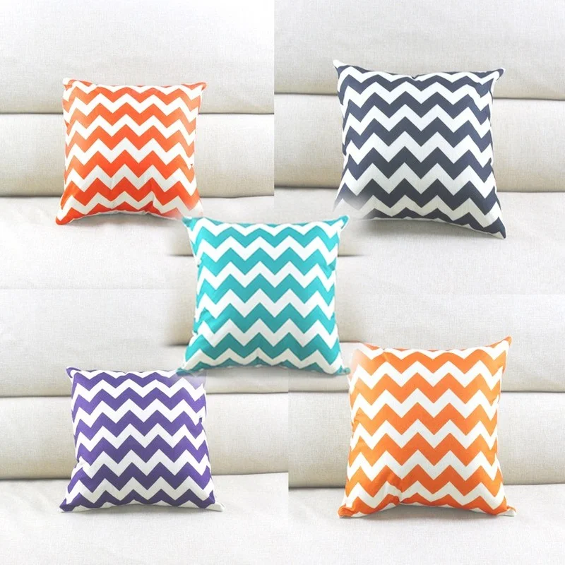 

Льняная полосатая наволочка волнистая серия наволочка для диванной подушки наволочки