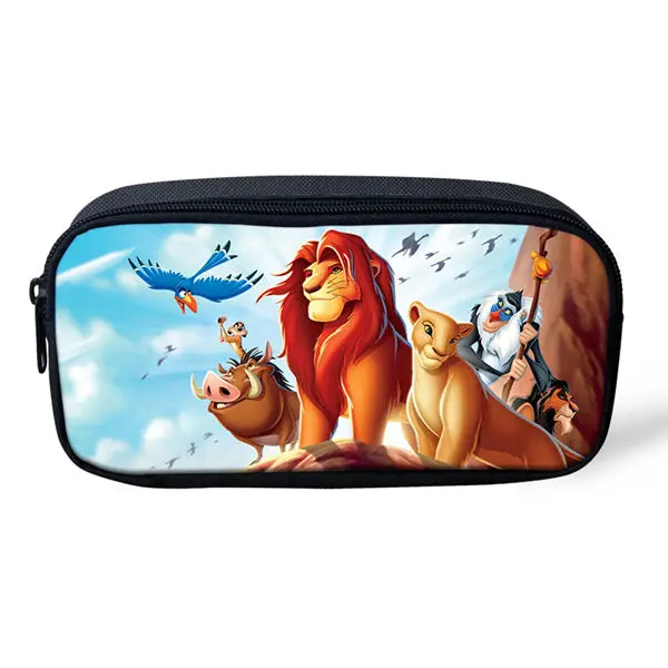 CDWX2815K HaoYun Детский Школьный Рюкзак Kawaii The Lion King школьные сумки с рисунком героев мультфильмов, маленькие животные, комплект из 3 предметов, школьные сумки - Цвет: CDWX2815K
