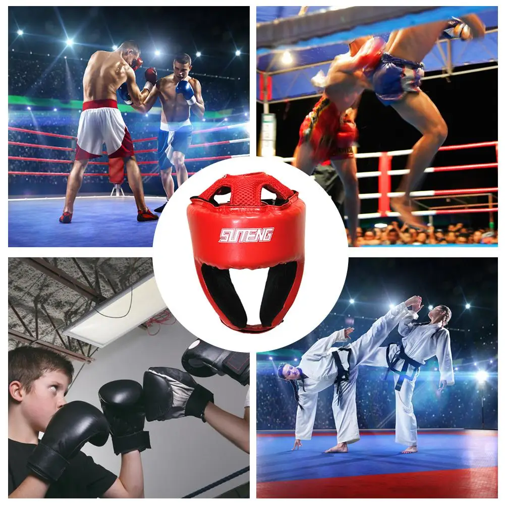 

Boxing Training Head Gear Adjustable Protective Head Guard