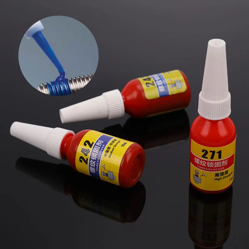 

10 мл антикоррозийный 271 винтовой клей/243 крепежная резьба/242 анаэробный клей