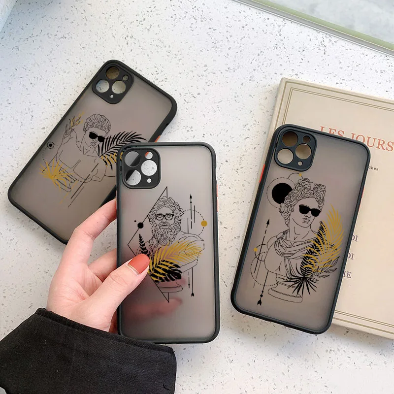 

Olympic Gods Phone Case for IPhone 12 11 Pro Max mini for IPhone 6S 7 8 Plus SE 2 X XR XS MAX TPU hard Shockproof Back cover