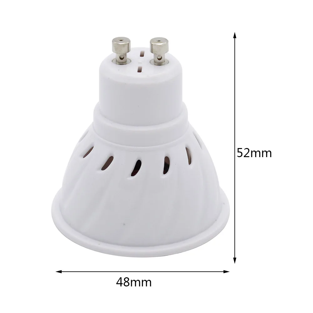 4 Вт 6 8 E27 E14 GU10 MR16 B22 220 В Светодиодная лампа прожектор 48LED 60LED 80LED 2835SMD люстра Замена