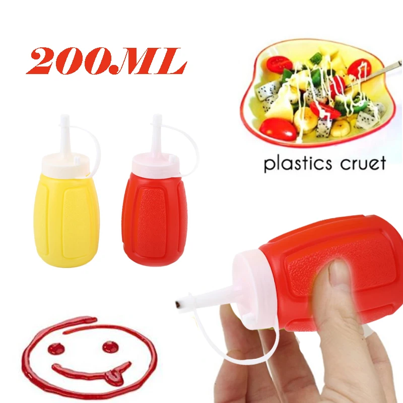 200 мл бутылка для кетчупа Squeeze дозатор для соусов Mayonnaise салат приправ dolcegusto Cocina гаджет