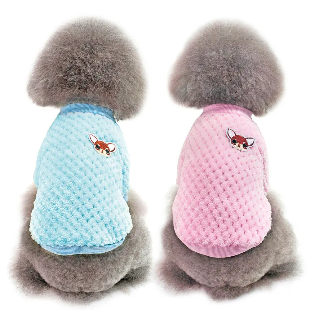 Одежда для домашних животных милая кошачья собака хлопковый трикотажный свитер